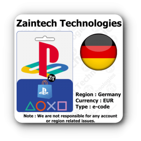 €10 PlayStation Germany Region