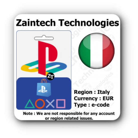 €20 PlayStation Italy Region