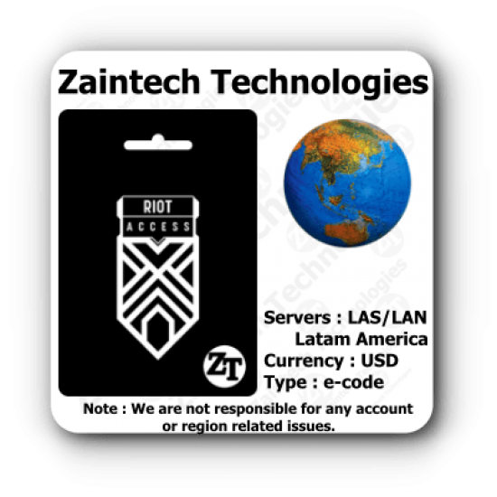 $15 Riot Access Latam America - LAS / LAN Servers