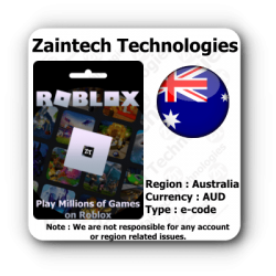 AUD 20 Roblox Australia Region