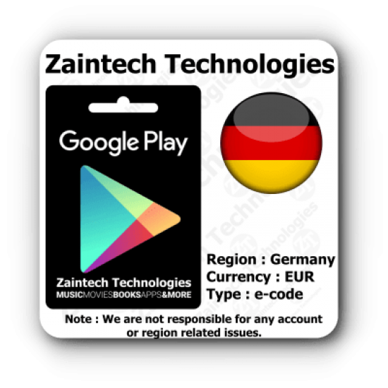 €100 Google Play Germany Region