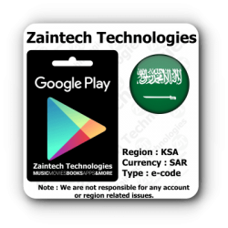 SAR 20 Google Play Saudi Region