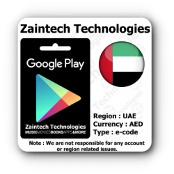 AED 50 Google Play UAE Region