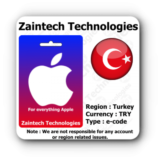 TL 25 iTunes Gift Card - Turkey Region