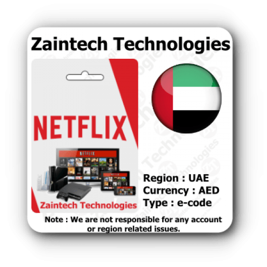 AED 100 Netflix UAE Region