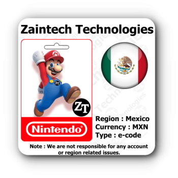 MXN 100 Nintendo Mexico
