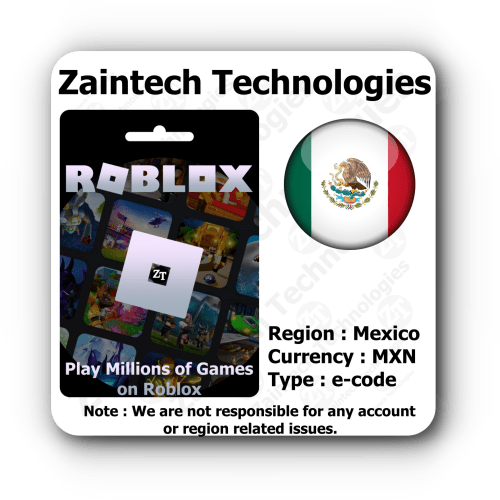 MXN 500 Roblox Mexico