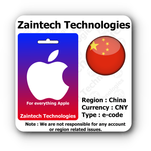 Buy Apple Gift Card China | Instant Digital Delivery