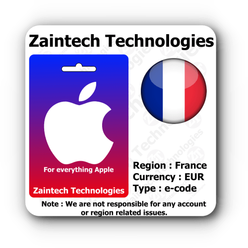 Apple Gift Card France: Digital Code