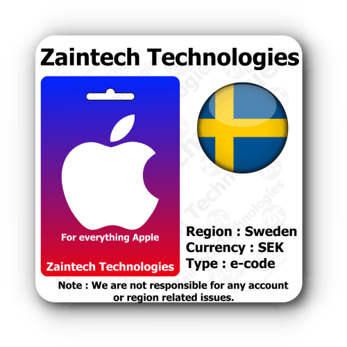 Buy Apple Gift Card Sweden | Instant Digital Delivery