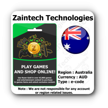 AUD 10 Razer Gold Australia