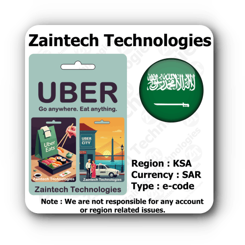 Buy Uber & Uber Eats Saudi Arabia Gift Card Online