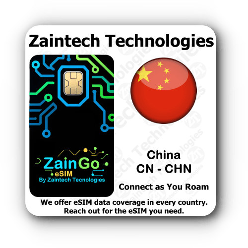 ZainGo eSIM China Mainland Data Plans