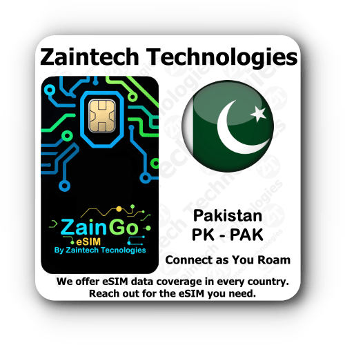 ZainGo eSIM Pakistan - Instant Data for Travelers
