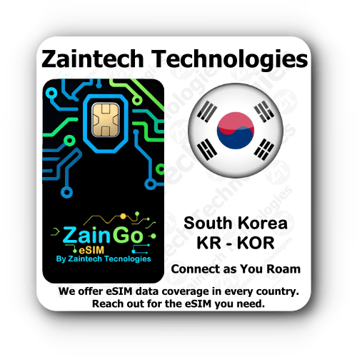 ZainGo eSIM South Korea Data Plans