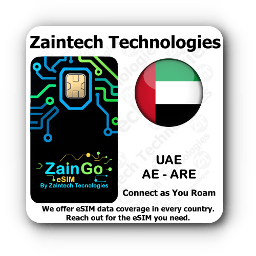 ZainGo eSIM UAE - Data Plans for Dubai & Abu Dhabi