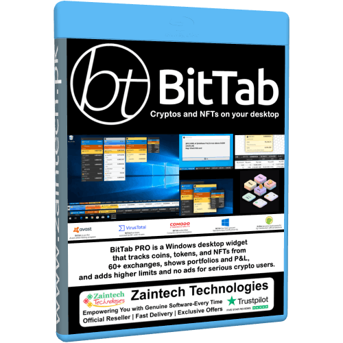 BitTab Pro 1-Year Crypto & NFT Tracker