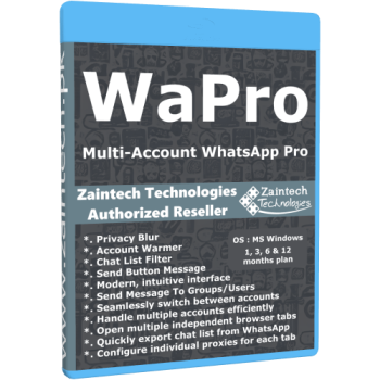 WaPro - Multi Account WhatsApp Pro (WaCRM)