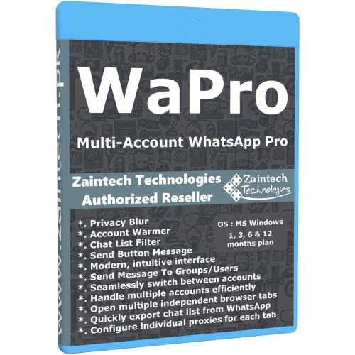 WaPro - Multi Account WhatsApp Pro (WaCRM)