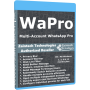 WaPro - Multi Account WhatsApp Pro (WaCRM)