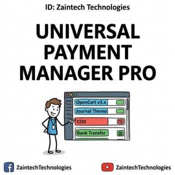 Universal Payment Manager Pro for OpenCart 3.x