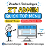 ZT Admin Quick Top Menu for OpenCart 3.x