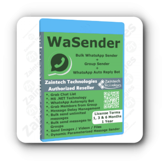 WaSender - Bulk WhatsApp Sender & Bot - 1 PC for 1 Year