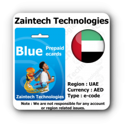 AED 200 Blue Prepaid UAE Region