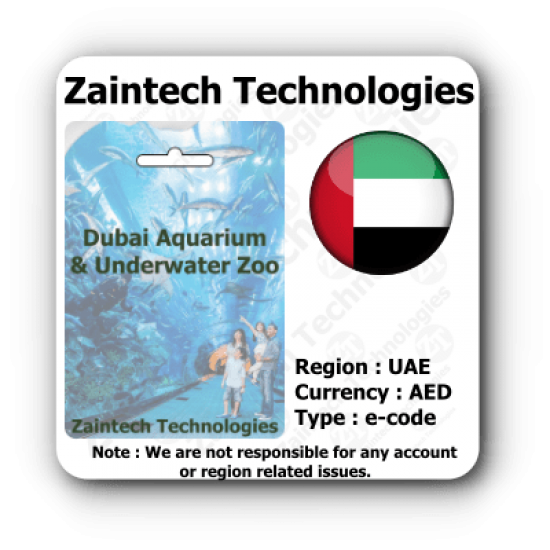 AED 10 Dubai Aquarium UAE Region