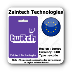 €15 Twitch Europe Region